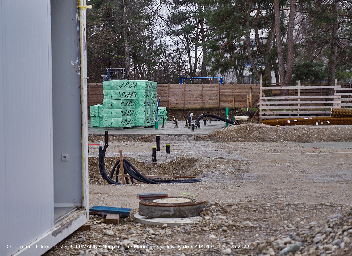 25.02.2023 -  Baustelle Haus für Kinder in Neupelach Quiddestraße 3